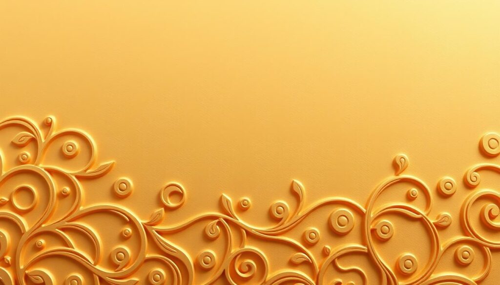 A beautifully detailed 3D wallpaper design in a warm, inviting color palette. The foreground features an intricate, embossed pattern of interlocking geometric shapes and flowing organic motifs, creating a sense of depth and visual interest. The middle ground showcases a subtle gradient effect, transitioning seamlessly from the foreground to the background. In the background, a soft, textured surface with hints of metallic accents provides a luxurious, premium aesthetic. The lighting is natural and diffused, casting gentle shadows that accentuate the 3D elements. The resulting image conveys a sense of sophistication, elegance, and a touch of modern flair, perfectly suited for a variety of interior spaces.